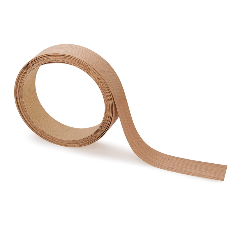 Pre-Glued Edge Banding Roll - Species:Oak Red - Width:2" - Length:25&apos;